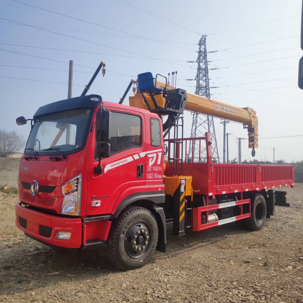 东风单桥汽车吊随舜科技8吨吊机5节直臂式随车吊徐工三一