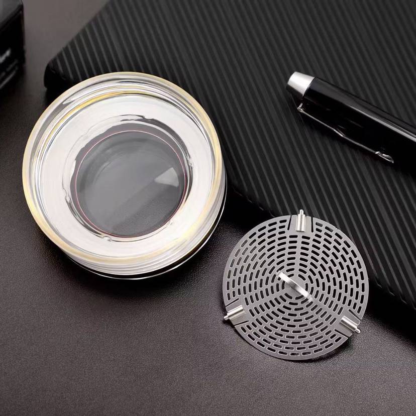 匡迪华象岁月流金双层玻璃杯批发定制泡茶水杯礼盒装h2196