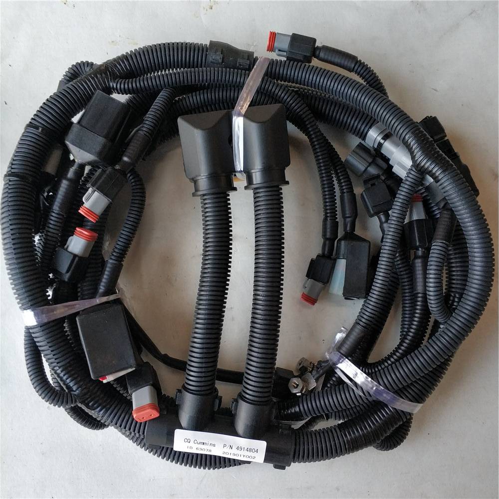 常州康明斯qsm11线束总成现代r485lvs挖掘机发动机线