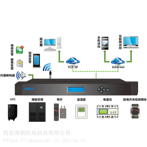 西安雷迪司機房數據中心動環監控一體化智能監控設備