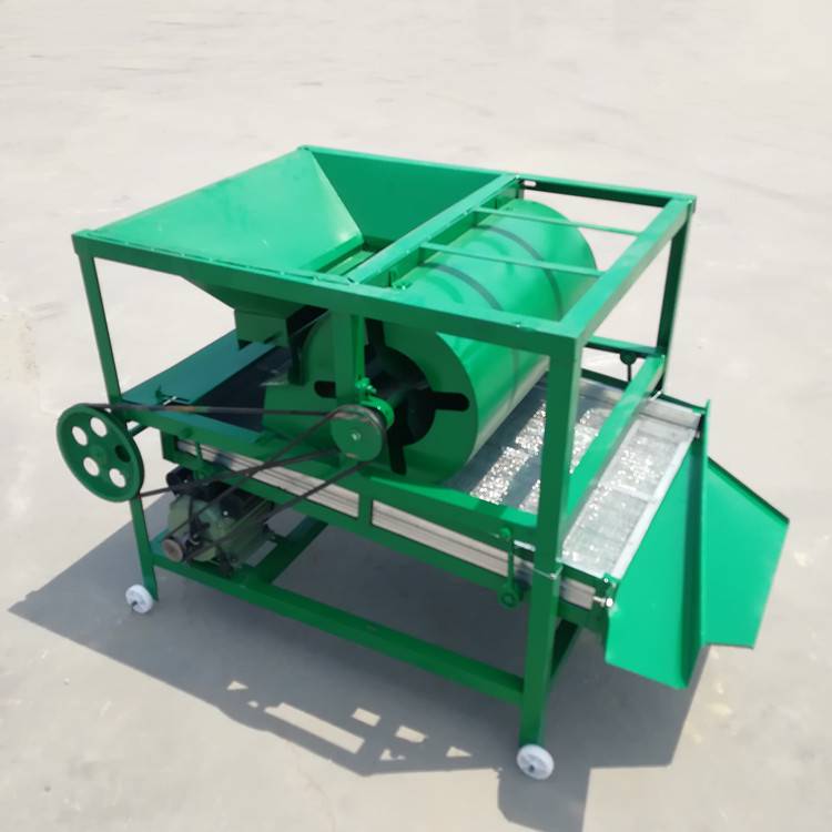 花生大豆玉米清粮机两相电小型筛选机编织网双层清选机