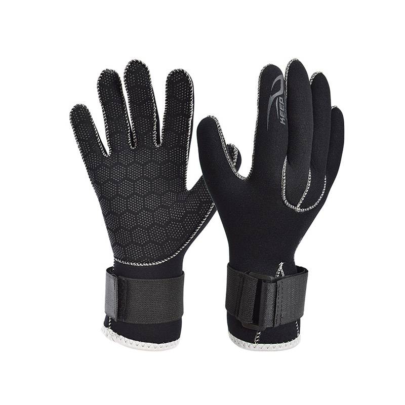 水域救援手套抢险救援防护手套潜水全指手套防护手套水上救生手套赫安