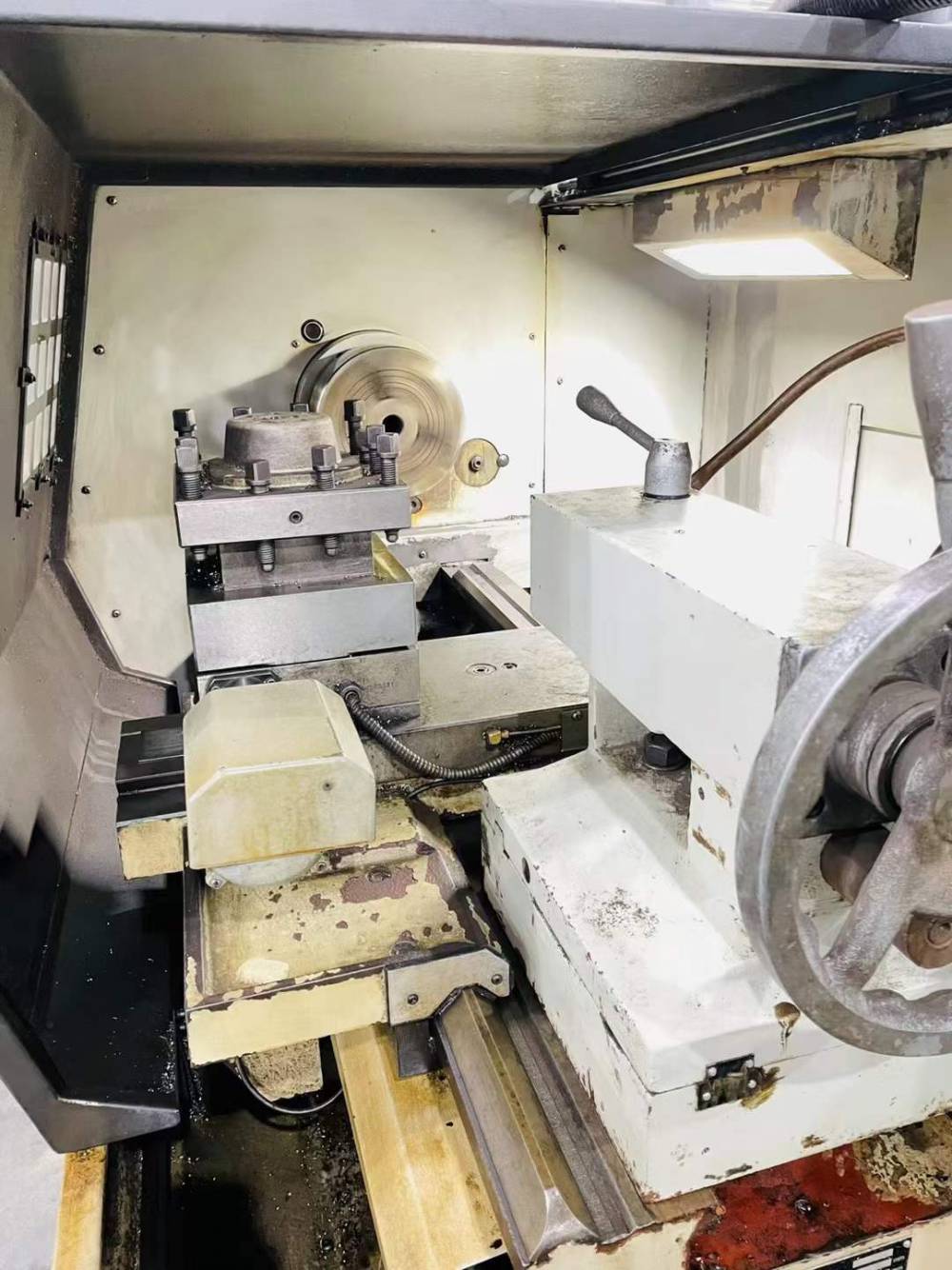 转让二手浙江凯达ck6156b数控车床二手1米数控车