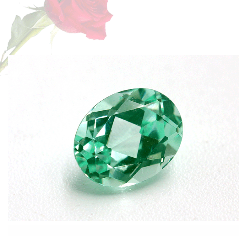 镶嵌椭圆形尖晶石46mm戒面项链绿尖晶配石