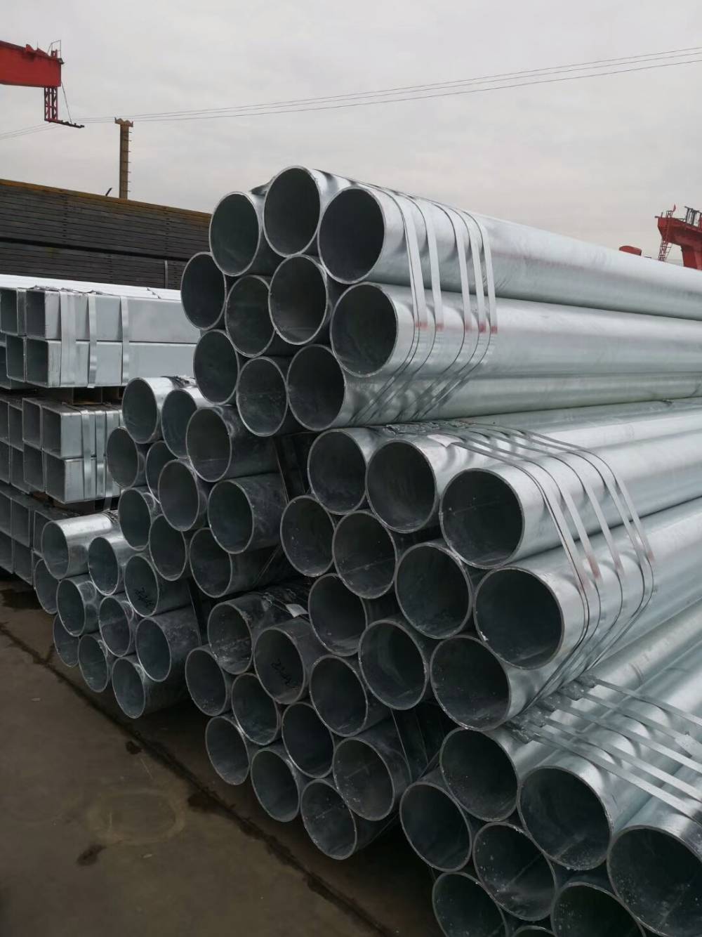 沧州正泰消防压槽镀锌钢管图片