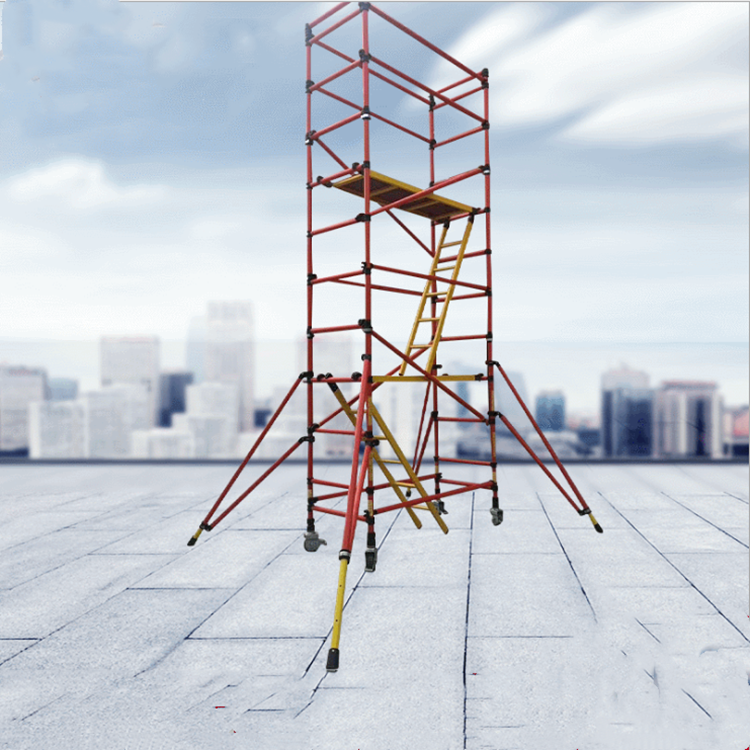 电力公司户外施工高处维修电路绝缘脚手架室外高压线路施工平台架子
