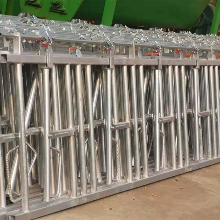 恒力单体双体牛卧床奶牛场休息保定设备牛卧栏安装视频