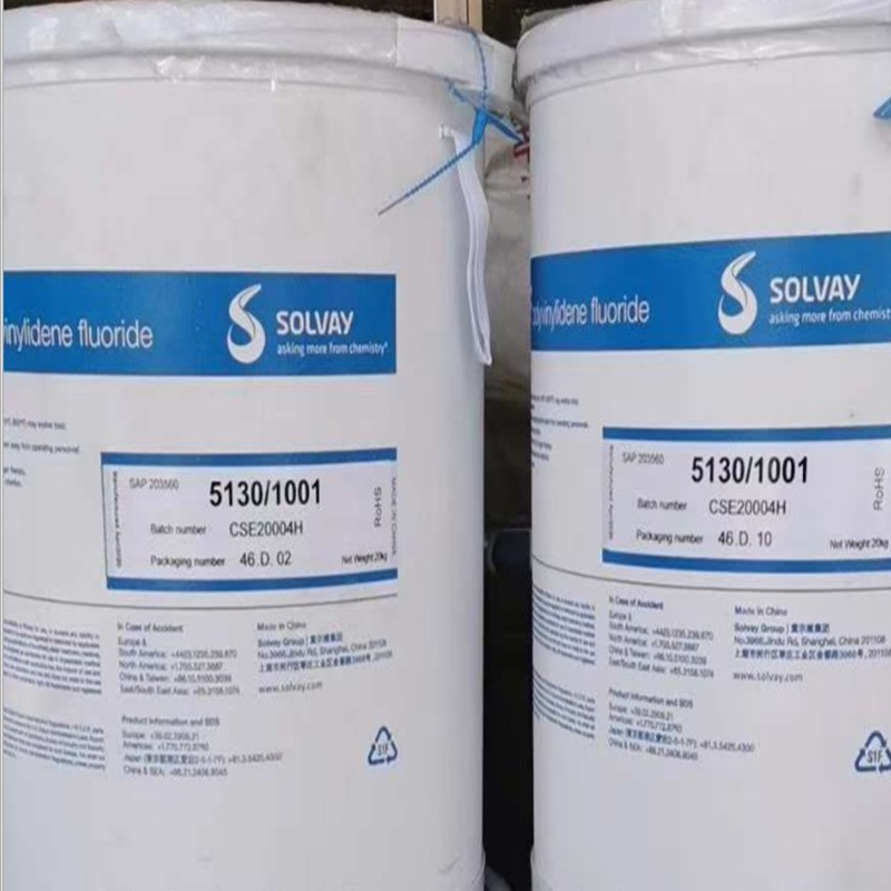 美国苏威solvaypvdf51301001锂电池粘结剂高分子量高能量密度附着力强