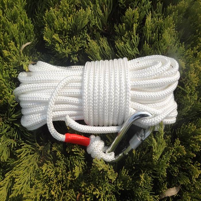 程欢户外攀岩拓展静力绳高空速降救援保险绳子20米逃生绳