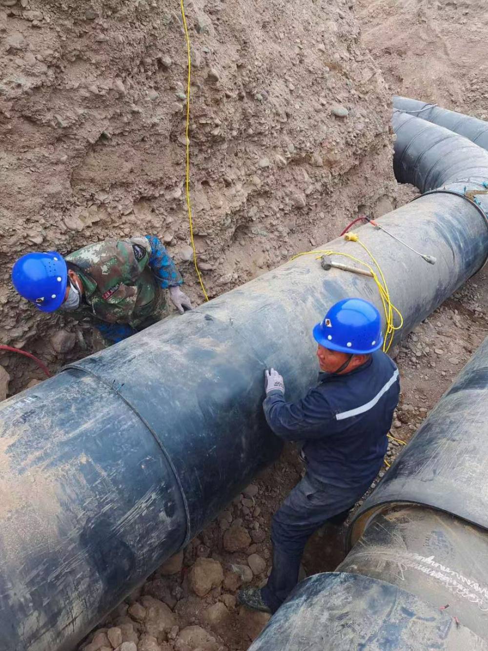 无缝热熔套无缝电热熔套收缩型热熔套高密度聚乙烯热熔套智能无缝热熔