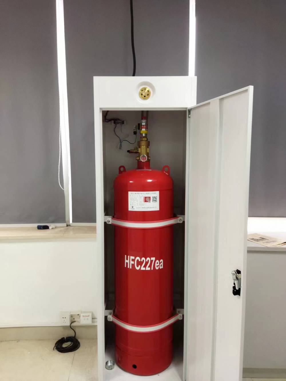 gqq7025xby七氟丙烷气体灭火装置七氟丙烷分区控制器无管网双柜式气体