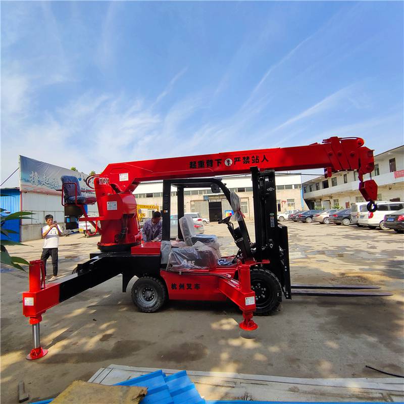 宁波出售5吨叉车飞臂吊叉车吊液压伸缩叉车吊臂