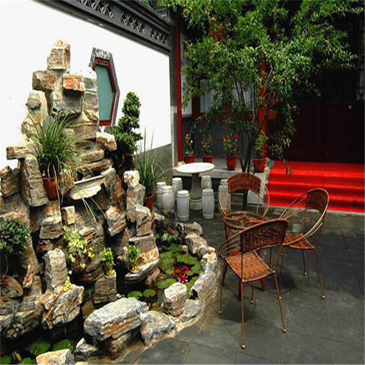 青龙石假山天然原石大块造景装饰假山红千层石13吨包运输