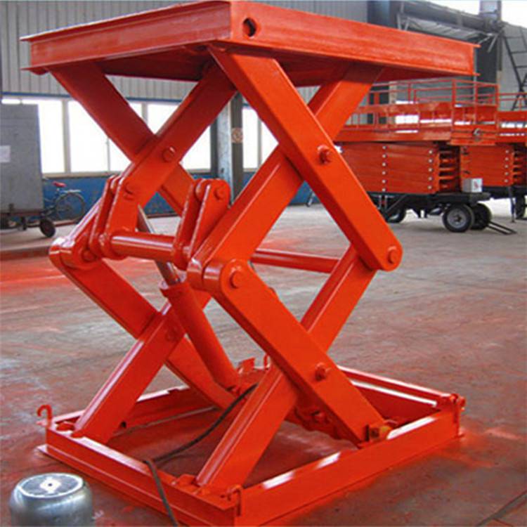 厂房装卸升降机固定剪叉升降平台电动液压大吨位举升机