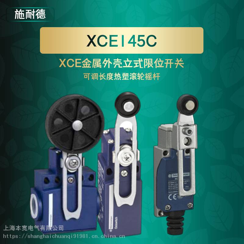 XCKT2145P16施耐德可调长度热塑滚轮摇杆OsiSense XC 限位开关