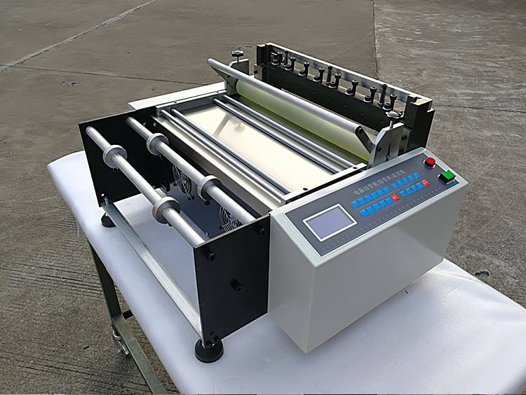 eva全自动半断切片机pvc膜pe膜裁切机导电布切片机背胶魔术带裁切机铜