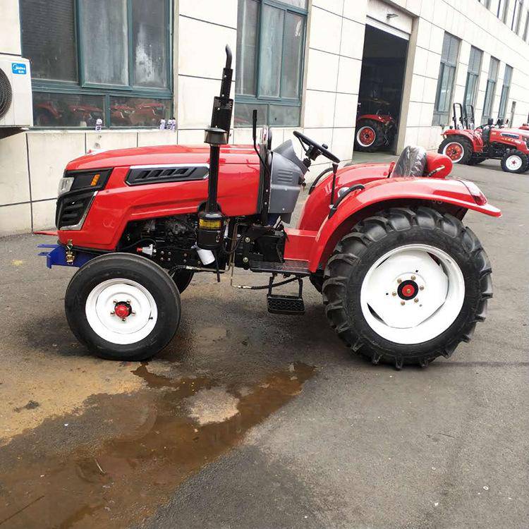 20马力低矮型四轮拖拉机小型果园单杠四轮旋耕犁地机两驱拖拉机盈康