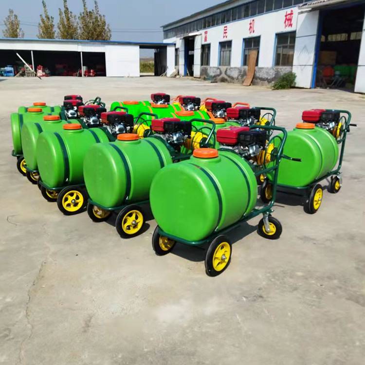 农用160l手推式汽油打药机园林高压远程喷药机移动方便