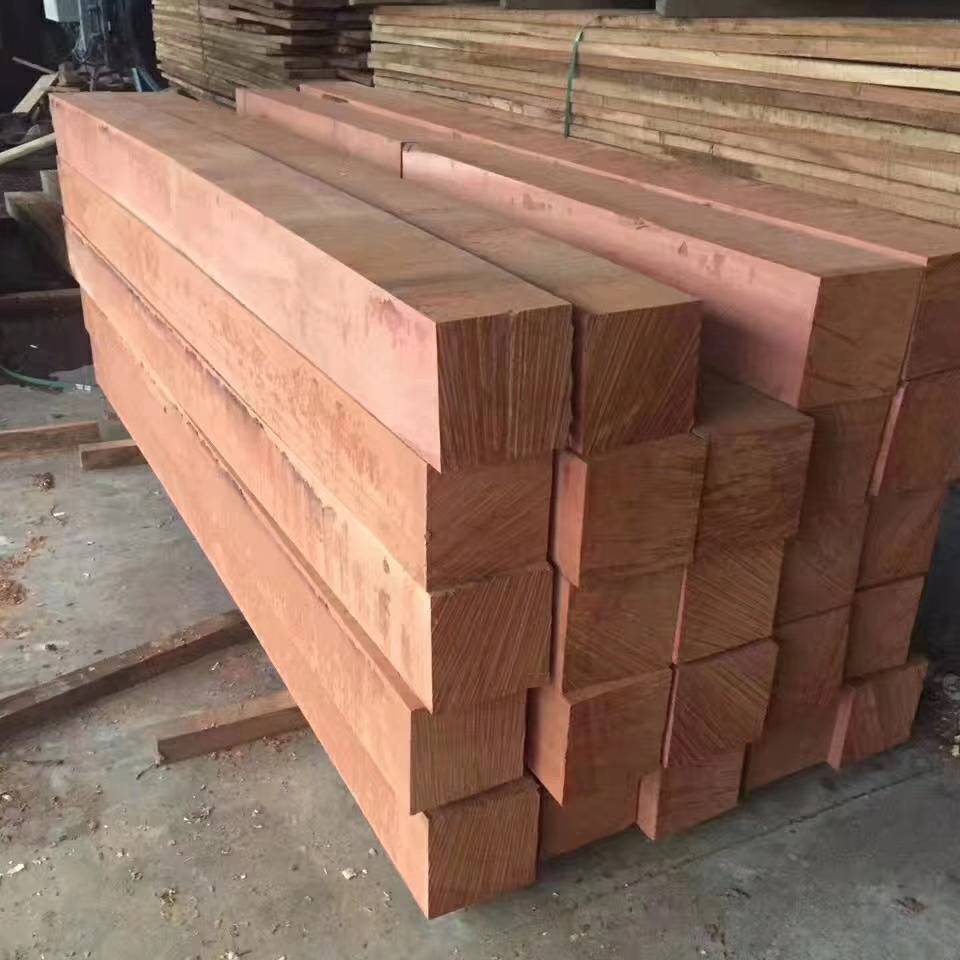 建筑木方菠萝格硬杂木菠萝格木方使用各种环保原木木方