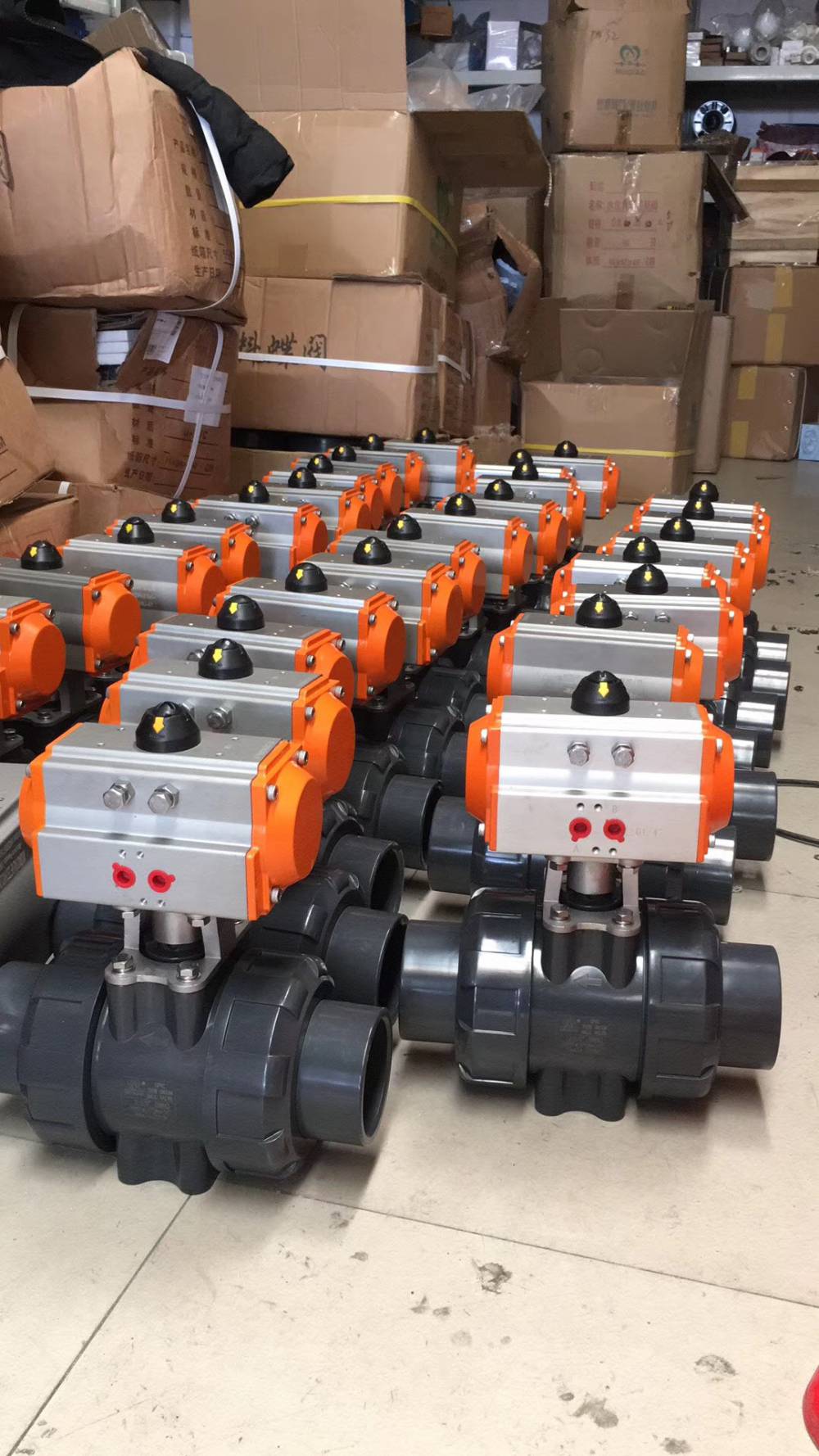 senma气动upvc塑料活接球阀smq661f10u