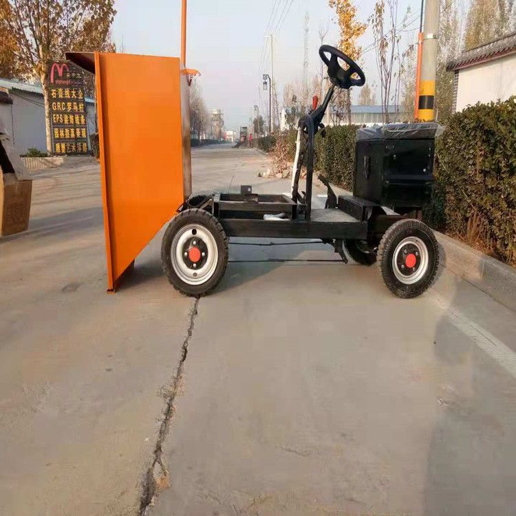 矿用电动自卸车工地载货运电瓶三轮车辽宁电动翻斗拉货车