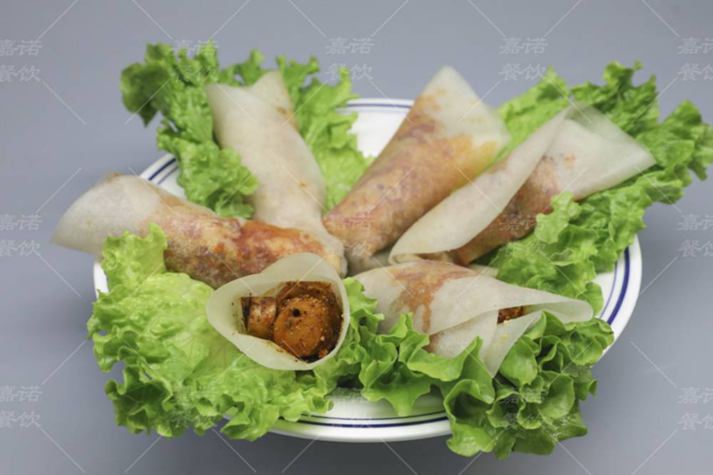 龙首原煎饼卷面筋技术培训煎饼手工面筋做法学习