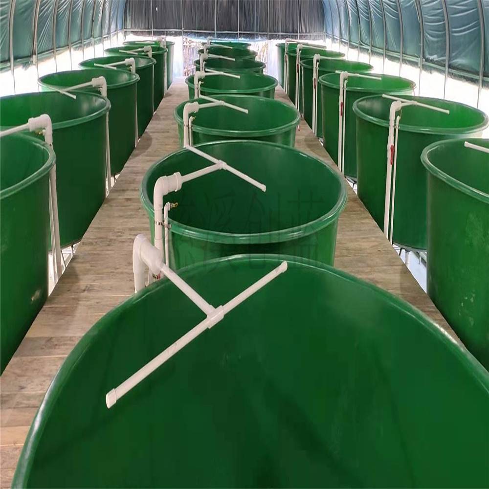 滚塑加工小龙虾养殖桶8000l鱼菜共生塑料鱼池大型室外pe桶