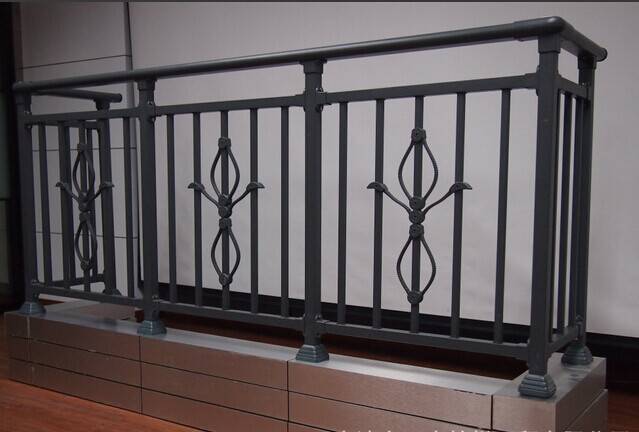 定制镀锌管楼梯扶手安徽桐城仿古铜靠墙栏杆1818双边丝隔离护栏烤漆