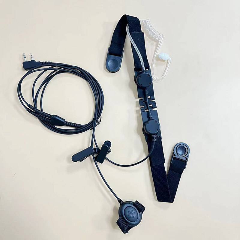 骨传导耳机应急对讲机通信设备挂耳式振动耳机消防救援通信装置合盾