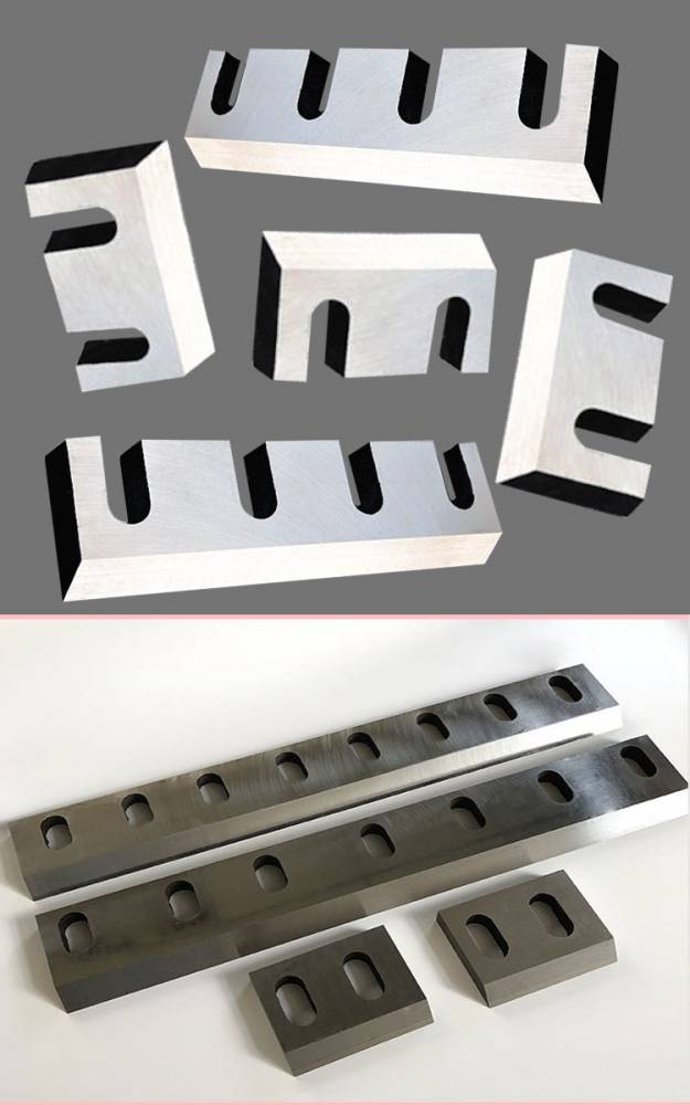 ahanka塑料粉碎机刀片pc400500600高速钢切粒破碎机刀具定制