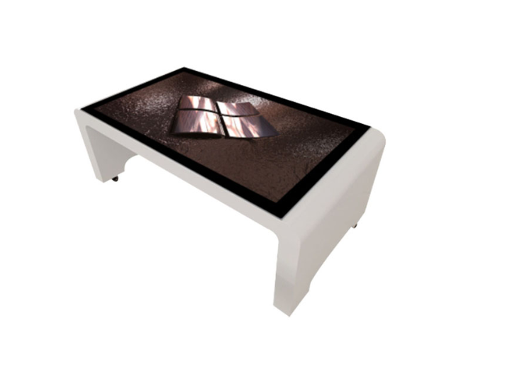 43寸电容触摸屏多媒体智能互动高清液晶茶几触摸桌显示屏一体机银行