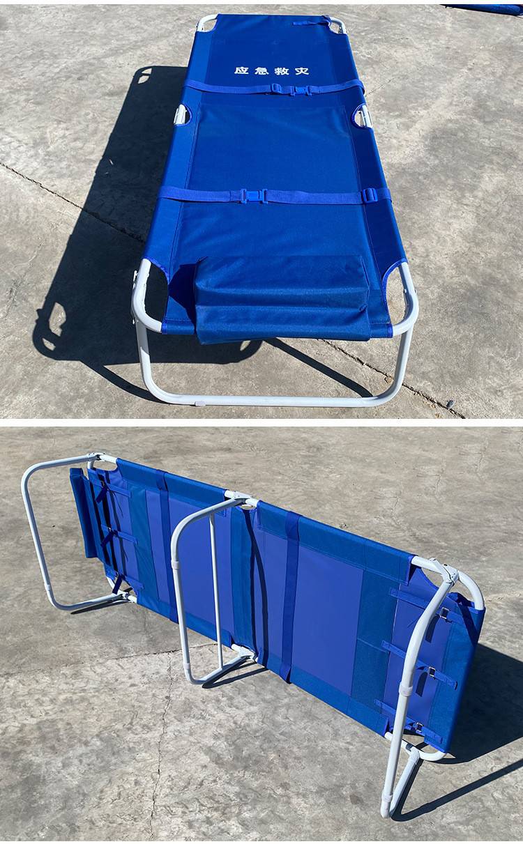 民政救灾pu涂层牛津布折叠床应急救灾单人床mzt01512010标准折叠床