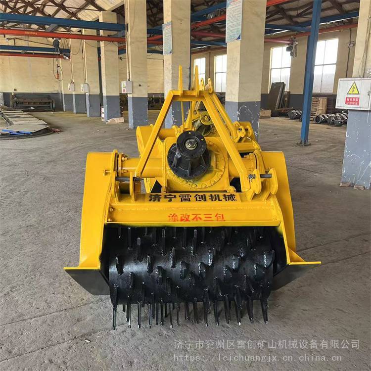 后桥树墩粉碎机 雷创机械 拖拉机悬挂10公分树根破碎机