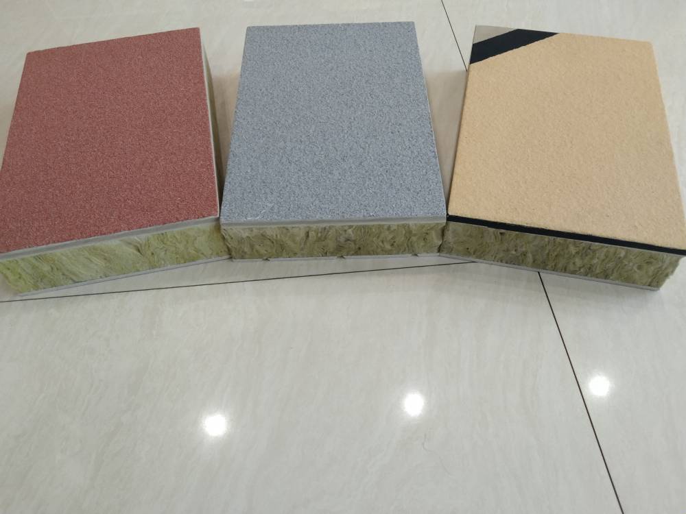 湖南生产外墙保温装饰一体板生产厂家仿石材岩棉一体板图片