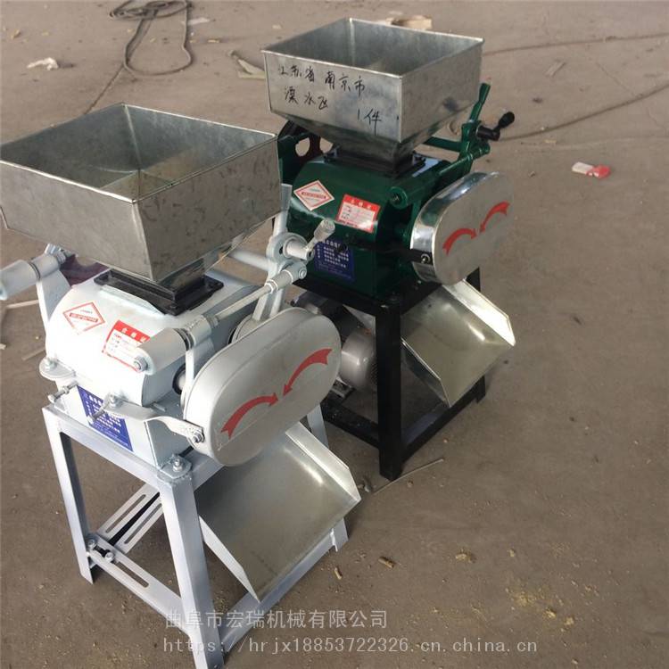 四川小型花生破碎机 花生碎加工机械 小型玉米加工机器