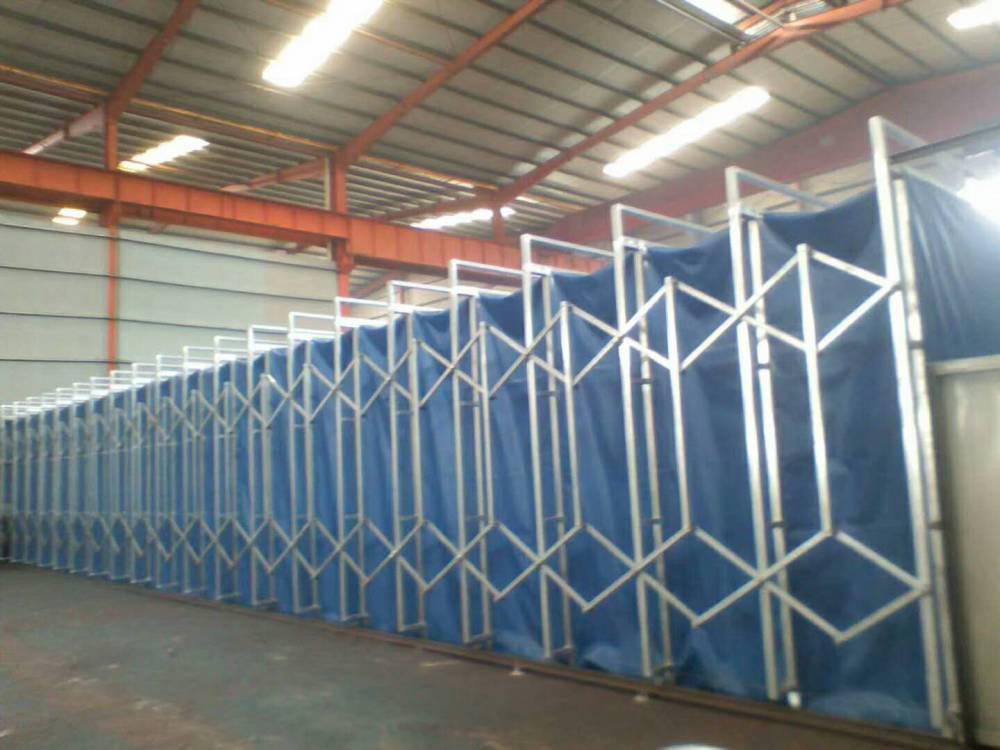 安徽合肥 移动喷漆房 钢结构移动房 喷漆环保伸缩房