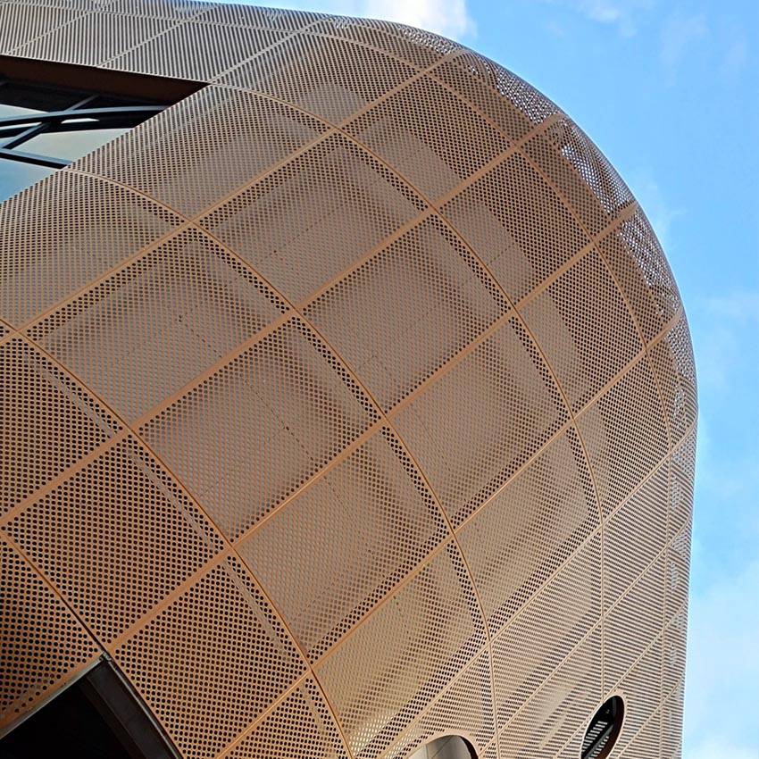 烤漆铝板幕墙装饰