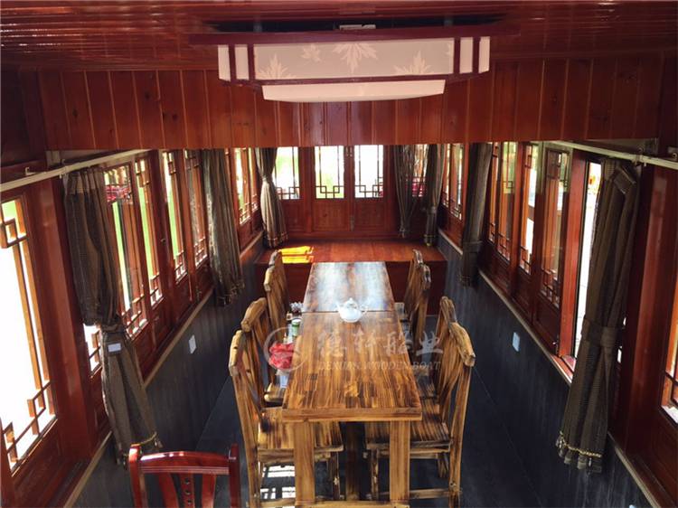 可以开的古代画舫船中式游览船好