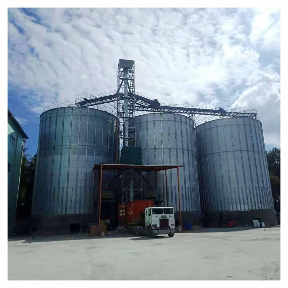 小麦筒仓粮仓钢板仓100吨筒仓加厚免费设计
