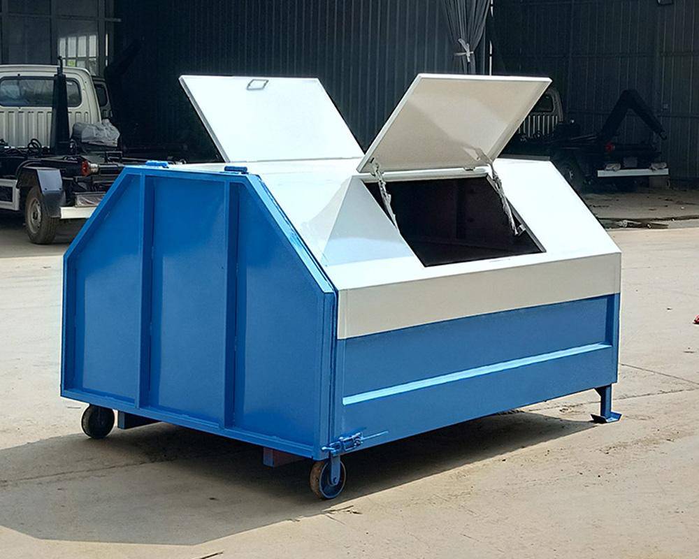 小区专用勾臂垃圾箱分类垃圾箱做工精良