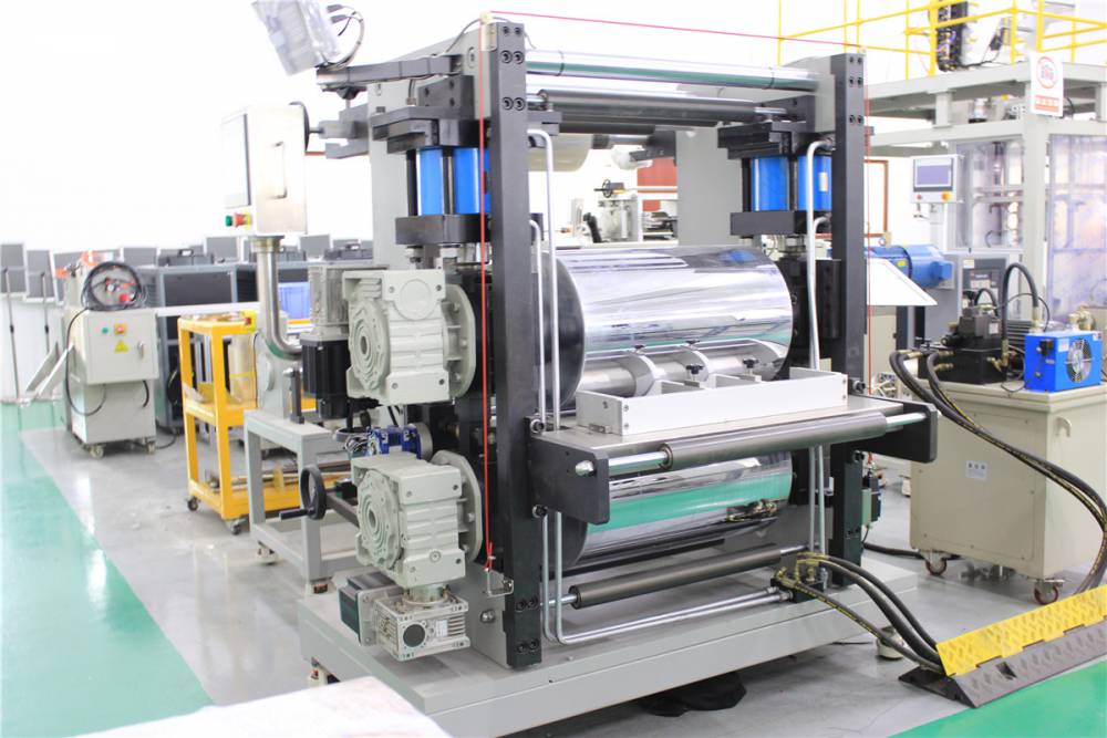 小型二辊片材压延实验线出售立式pe压延机广州普同