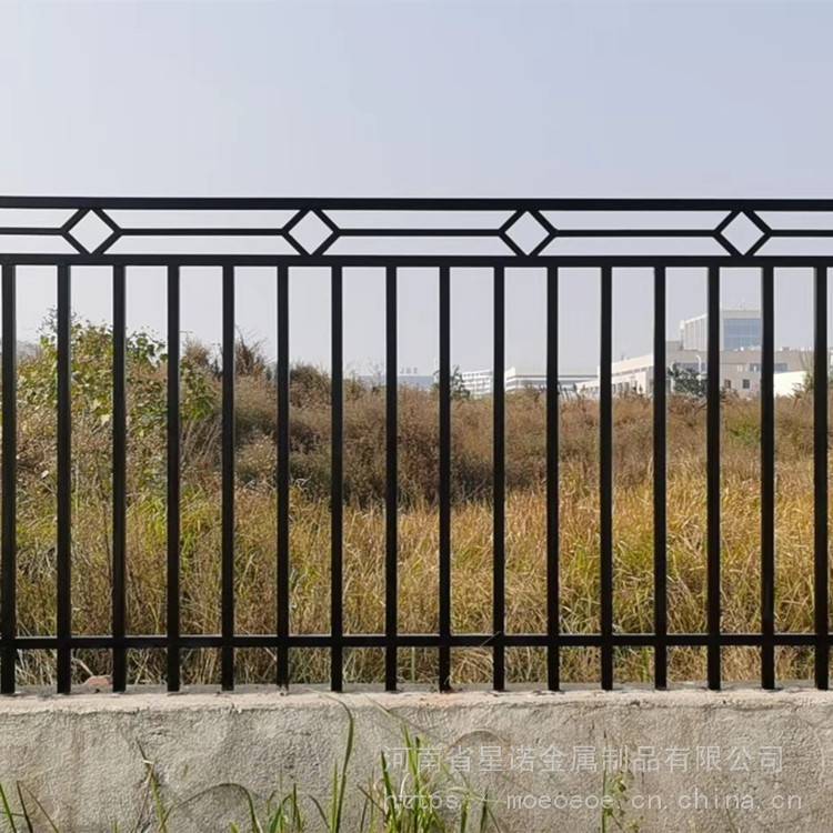 【锌钢护栏】铁艺围栏 小区别墅围墙栏杆 工厂幼儿园组装式围栏