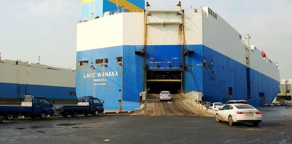 CEVA Logistics整船滚装项目交付千辆汽车