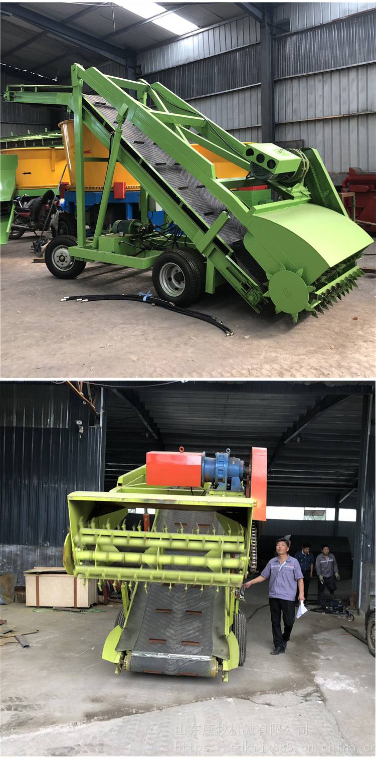 青贮横移取草机牛羊饲草自动扒草机青贮池铲料机