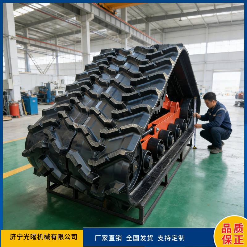 青储机三角履带总成沼泽地履带底盘总成2026新款