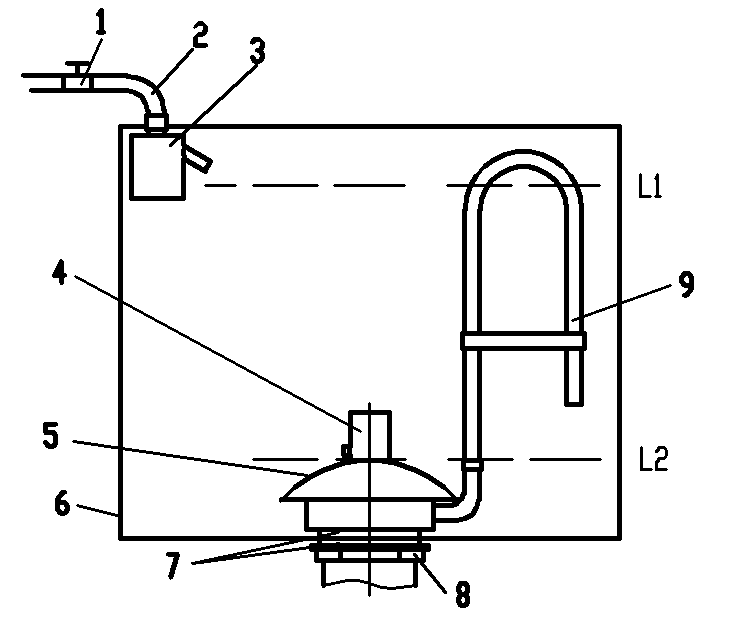 其昌公厕定时冲水器沟槽式厕所定时自动冲水器便槽节水定时器冲水装置