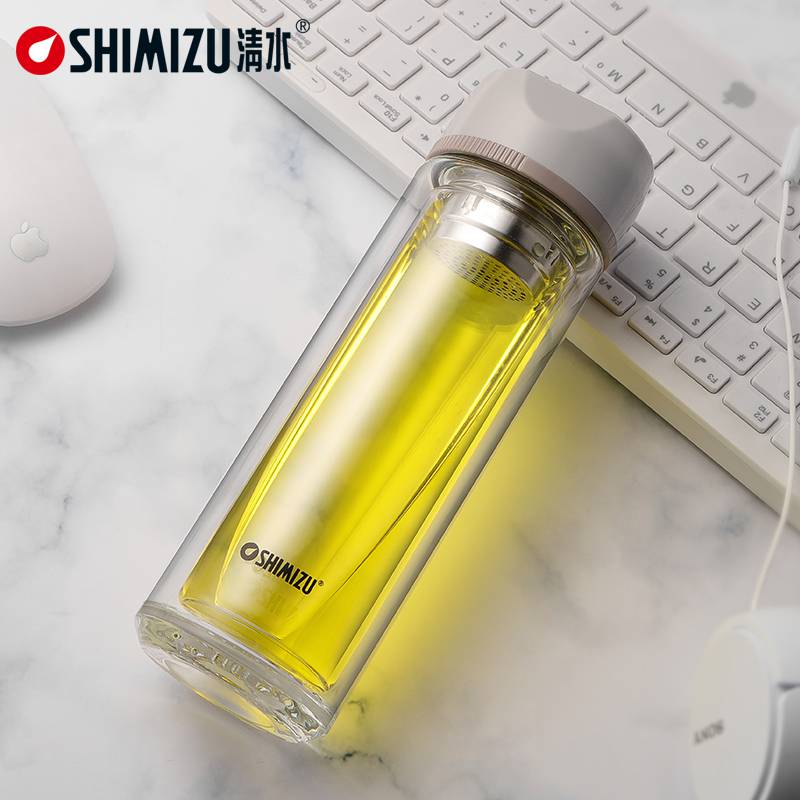 四川象印茶水分离杯玻璃杯批发玻璃杯批发厂家