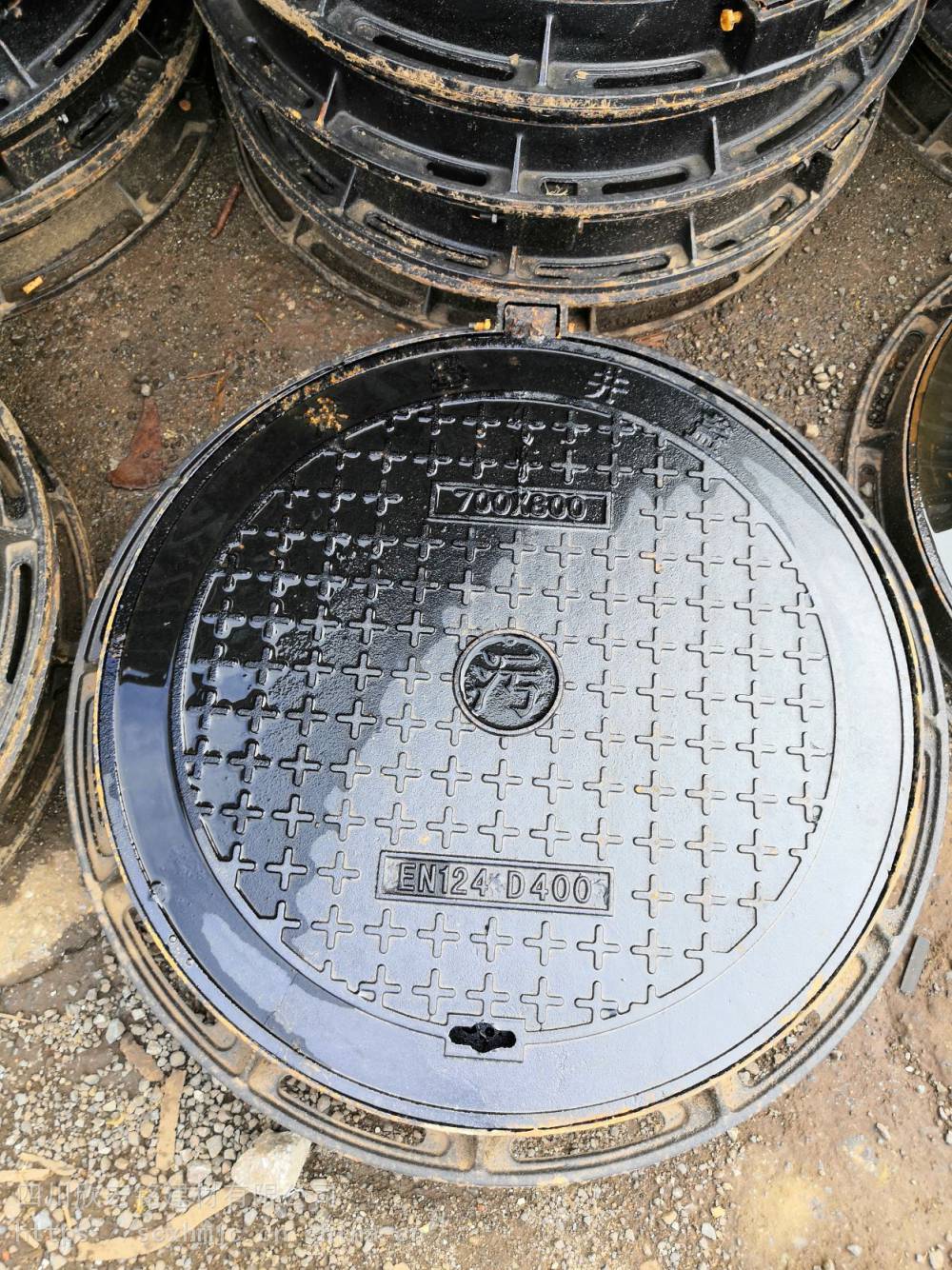 球墨铸铁井盖方形电力井盖铸铁通信窨井盖五防井盖