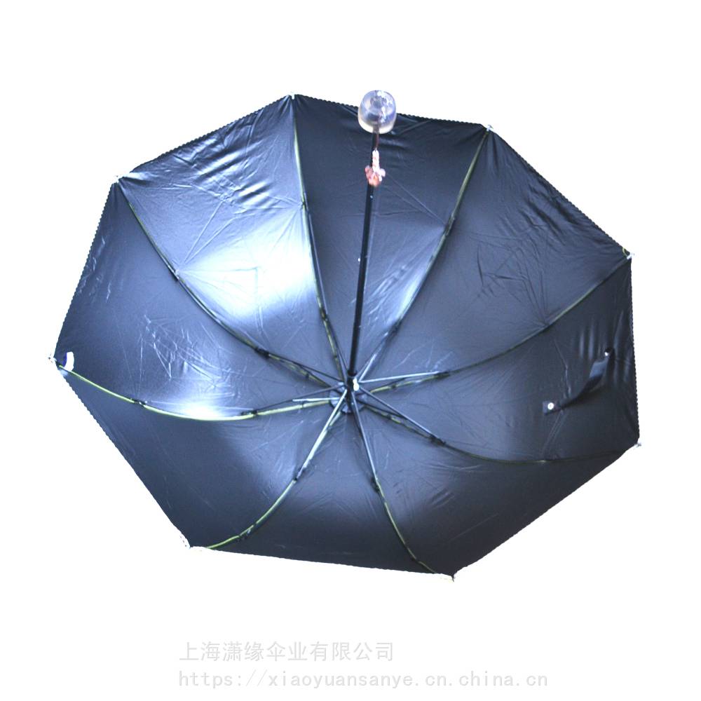 黑胶伞黑胶布折叠伞遮阳伞防uv防晒女性太阳伞定制工厂