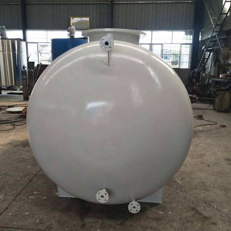 化工贮罐20立方卧式液体容器罐50吨碳钢配液储罐
